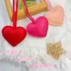 Colgantes de Corazón de Cuero al por Mayor de Fábrica, Dijes de Cuero PU, Cordones, Llaveros para Bolsos, Estilo Coreano Estilo Ins, Se Pueden Mezclar al por Mayor
