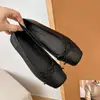 Zapatos planos de suela blanda 2026 con lazo, zapatos náuticos para mujer, estilo francés, puntera cuadrada, para otoño y todas las estaciones, zapatos planos versátiles de princesa