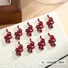 Transfronterizo 2026 Arte de Uñas Pedrería Aleación Forma de Serpiente Decoraciones para Uñas Patrón Pitón Uña Pedrería DIY Accesorios de Uñas Portátiles