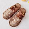 Pantuflas de Algodón a Cuadros de Otoño e Invierno para Mujer, Pantuflas Cálidas de Suela Gruesa para Interior, para Pareja, para Casa, con Forro de Piel, Engrosadas y Cálidas