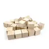 Cubo de Madera Maciza Natural Premium Bloque de Madera sin Acabado Set Pintura Decoración Manualidad Proyecto DIY