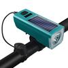 Luz de Bicicleta Linterna para Bicicleta de Montaña Luz de Bocina Luz de Carga Solar Exterior Ciclismo Nocturno Faro Recargable Transfronterizo