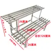 Soporte de Flores para Balcón de Acero Inoxidable, Estante de Piso de Hierro Forjado Estilo Escalera para Plantas Suculentas de Múltiples Niveles, Almacenamiento para Sala de Estar, Soporte Decorativo para Macetas de Exterior