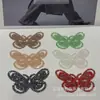 Pegatinas Transfronterizas de Nuevo Dibujo Animado con Patrón de Pedrería, Accesorios para Ropa, Pegatinas Decorativas de Mariposa con Pedrería para Manualidades DIY