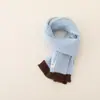Conjunto de invierno cálido y resistente al frío para niños, que incluye guantes compatibles con pantalla táctil y una bufanda de lana tejida, un conjunto de dos piezas para bebés niños y niñas