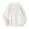 Sudadera de Algodón Puro de Invierno con Logo Personalizado Ropa de Trabajo Sudadera con Capucha y Forro Polar Pulóver Cuello Redondo Camisa para Reunión Anual Uniforme de Clase