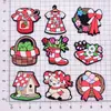 Amuletos para Zuecos Estilo Pastoral: Oveja Linda, Cesta de Flores, Mariposa Hebilla Decorativa de Goma Suave, Accesorios de Hebilla para Zapatos con Temática de Jardín