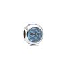 Pulsera Pangadora de Plata Esterlina S925 Hueso de Serpiente con Cuentas Planas con Cuentas Corazón del Océano Venta Caliente Joyería DIY