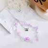 Estilo ins doce fresco luxo leve menina estrela rosa pérola cordão de celular pingente de mochila anti-perda corrente de câmera ccd