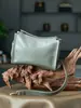 Nueva Bolsa de Moda Cuero Curtido Vegetal Capa Superior Piel de Vaca Bolso para Mujer Bolso Cruzado de Cuero Genuino Cuero de Yeso Bolso Vintage Tipo Almohada 832