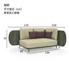 Juego de Sofá de Ratán para Exteriores Modelo de Casa de Villa en Patio Silla de Ratán para Balcón Muebles Impermeables de Jardín de Diseño para Exteriores