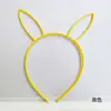 Diadema de Plástico Colorida con Orejas de Conejo y Corona de Dibujos Animados Lindos Accesorio para el Cabello de Princesa Pasador Diadema de Año Nuevo Venta al por Mayor en Stock