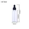 Al por mayor en stock 10 20 30 50 ml frasco gotero de aromaterapia con gotero para suero aceite esencial PET transparente de plástico dispensador