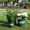 Vasos de Flores de Plástico Espessados Estampados de Galão para Rosas e Hortênsias de Jardim, Adequados para Plantas Verdes de Pátio e Vasos de Uso Geral, Vasos Acessíveis e Versáteis