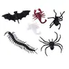 Juguete Engañoso de Lagarto Negro de Plástico para Halloween Transfronterizo, Animal de Plástico Blando, Ratón de Plástico Blando