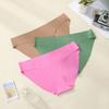 Bragas Personalizadas para Mujer Talla Grande Impresión Sin Costuras Serie Brillante de Amazon Ropa Interior de Algodón Puro Versión Europea y Americana para Mujer