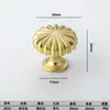 Lujo Ligero Creativo Estilo Francés Manija de Calabaza Dorada Vintage Europea de Aleación de Zinc Tirador para Puerta de Armario Cajón Mueble