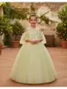 Vestido Infantil, Vestido de Princesa para Menina, Vestido de Alta Qualidade para Daminha de Honra, Aniversário, Desfile, Saia Tutu, Vestido para Apresentação de Piano