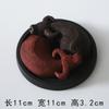 Pet de Chá de Areia Roxa Gado Virar Gan Kun Brincadeira de Chá Sapo Dourado da Sorte Enfeites Escultura Artesanal de Boutique Bandeja de Chá Acessórios de Chá Podem Ser Elogiados