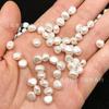 Perlas de imitación ABS con forma, pequeñas piedras irregulares plateadas trituradas, cuentas redondas barrocas, accesorios para pulseras DIY