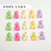 Accesorios para Joyería DIY Oso de Resina Lindo Versátil Colgante Pendientes Colgantes Collar con Llave Materiales Hechos a Mano con Cuentas