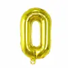 Novo Balão de Folha de Alumínio de 16 polegadas dourado, prateado, ouro rosa, número pequeno, balão com palavra colorida em gradiente dourado e prateado