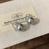 Pendientes de Perlas Swarovski Ligeros de Lujo y Sencillos, Pendientes de Moda y Elegantes con un Toque de Alta Gama, Pinzas para Orejas Tipo Bobina de Mosquito para Mujeres Sin Perforaciones