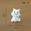 Micro-paisagem criativa cartoon fofo gatinho figuras DIY acessórios de decoração mini ornamentos para mesa de escritório