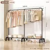 Perchero de pie, perchero para dormitorio, tendedero móvil para balcón, perchero para exhibición de ropa en tienda
