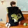 Pijama de Franela de Invierno para Niños, Conjunto Grueso de Coral Fleece Acolchado de Algodón para Hogar para Niñas y Bebés