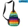 Matarratas Pioneer Color Arcoíris Bolso de Hombro Resistente al Desgaste Tela Oxford Bolso de Pecho para Niños Bolso Cruzado Suministro al por Mayor