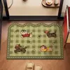 Nueva Alfombrilla de Baño de Diatomeas para Cachorros Felices Dibujos Animados Absorbente de Agua Secado Rápido Esterilla para Pies Inodoro Antideslizante Alfombrilla para Suelo