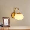 Lámpara de Pared Simple Nórdica Grano de Madera Estilo Japonés Sala de Estar Dormitorio Lámpara de Noche Lámpara de Ambiente Cálido Estilo Crema Creativo