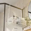 Prateleira de Armazenamento para Banheiro Quarto de Banho Chuveiro Cesta Suspensa para Banheiro Artigos de Higiene Pessoal Toalha Rack de Armazenamento para Toalhas de Banho