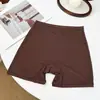 Calça de segurança nude de seda gelada, alta elasticidade, para mulheres, cintura alta, anti-exposição, plus size, algodão antibacteriano, leggings de uso duplo