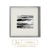 Pintura Pendurada Criativa Personalizada Preto e Branco Estilo Normcore Italiano Nicho de Estudo Arte Designer Sala de Estar Pintura Decorativa Quarto Cabeceira