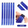 Extensões de Cabelo de Uma Peça Penduradas na Orelha com Mechas Brilhantes, Presilhas Pequenas, Fios Dourados e Prateados para Cobrir Cabelos Grisalhos, Extensões de Cabelo Coloridas, Lurex