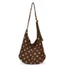 Bolso de mano de lunares de moda estilo coreano, bolso de mano retro de gran capacidad moderno, bolso de hombro casual elegante para el día a día