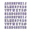 Hebilla de Zapatos con Agujeros Aleatorios Letras Lavanda Candelabro Decorativo Números 0-9# Letras abc-z Letras Niños Niñas