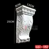 Suporte de Viga de Gesso Estilo Francês para Arco de Entrada, Arco Decorativo para Varanda com Suporte de Coluna de Canto Bull'S-Eye