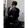 Nueva camisa de estilo Harajuku de dos piezas falsas, simple y elegante, moderna y a la moda, versátil, estilo japonés casual, tendencia artística de Instagram