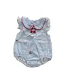 Enterizo Dulce Floral de Verano Ropa de Bebé para Niñas, Elegante Romper Delgado de Verano para Salidas