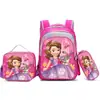 Nueva Mochila Escolar de Dibujos Animados Kpop Sudamericana de Comercio Exterior Set de Tres Piezas Mochila Ultra Ligera Impermeable