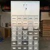 Gabinete de Acero Engrosado para Medicina China, Armario de Acero Inoxidable para Medicina China, Gabinete de Cajones Herbales de Medicina Tradicional China, Mesa Dispensadora de Medicina China, Personalizable