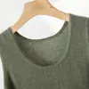 Colete Suéter Masculino de Caxemira Tamanho Grande Cor Sólida Casual Camada Base Gola Redonda Tricô Pulôver Tricô Jaqueta