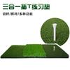 Tapete de Golpeo para Golf Espuma EVA Combinación de Césped Largo y Corto Tamaño Regular 40*60cm Golf Multifunción