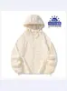 Ropa de Protección Solar de Nailon con Capucha para Exteriores para Hombres y Mujeres, Verano Fina, Fresca, Transpirable, Holgada, Ropa Casual para Parejas