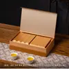 Caja de Regalo de Té de Media Libra con Tapa abatible y 6 Cajas Pequeñas, Caja de Regalo de Té de 12 Paquetes, Caja Completa al por Mayor Cajas de Té Vacías