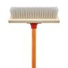 Cepillo de baño de nailon de pelo duro con mango largo, cepillo de limpieza para suelos, cepillo de limpieza para azulejos y paredes, cepillo de agua