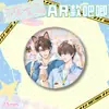 Estilo AR Quebrando as Nuvens Emblema PET Duplo Flash Emblema Série Nova Jiang Ting Yan Yu Novo Emblema Hot Stamping Mercadoria